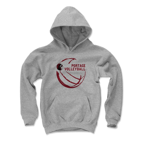 Portage Volleyball Outline R
