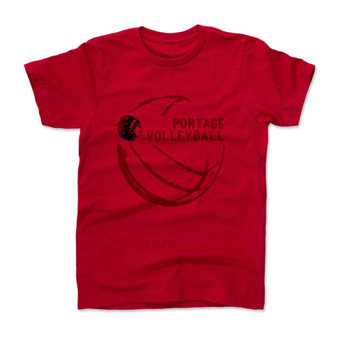 Portage Volleyball Outline R