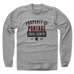 Mens Long Sleeve Heather Gray