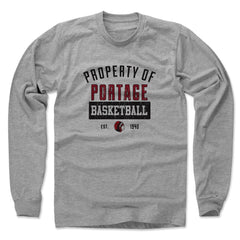 Mens Long Sleeve Heather Gray