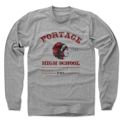 Mens Long Sleeve Heather Gray