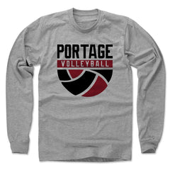 Mens Long Sleeve Heather Gray