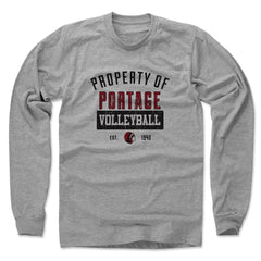 Mens Long Sleeve Heather Gray
