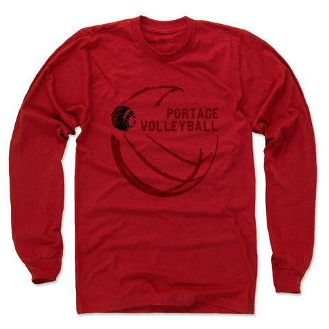 Portage Volleyball Outline R
