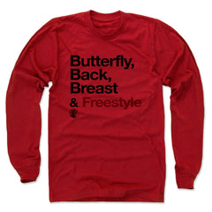 Mens Long Sleeve Red