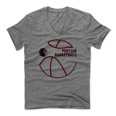 Mens Men's V-Neck Heather Gray