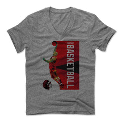 Mens Men's V-Neck Heather Gray