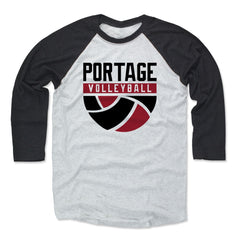 Mens Baseball T-Shirt Black / Ash
