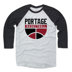 Mens Baseball T-Shirt Black / Ash