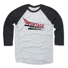 Mens Baseball T-Shirt Black / Ash
