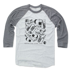Mens Baseball T-Shirt Heather Gray / Ash