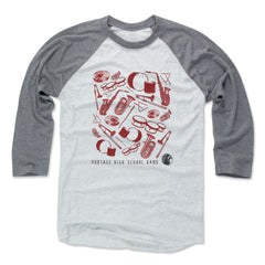 Mens Baseball T-Shirt Heather Gray / Ash