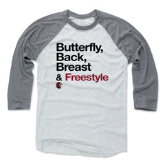 Mens Baseball T-Shirt Heather Gray / Ash