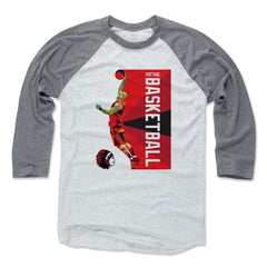 Mens Baseball T-Shirt Heather Gray / Ash