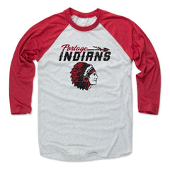 Mens Baseball T-Shirt Red / Ash