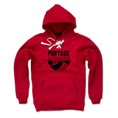 Mens Lace Hoodie Red
