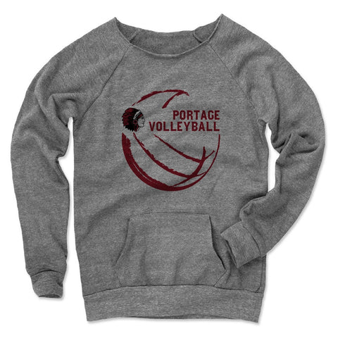 Portage Volleyball Outline R