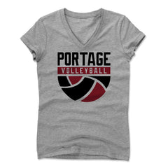 Womens Women's V-Neck Athletic Gray