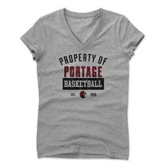 Womens Women's V-Neck Athletic Gray