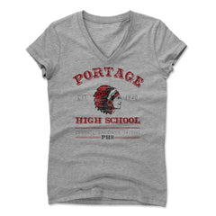 Womens Women's V-Neck Athletic Gray