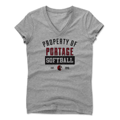 Womens Women's V-Neck Athletic Gray