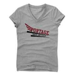 Womens Women's V-Neck Athletic Gray