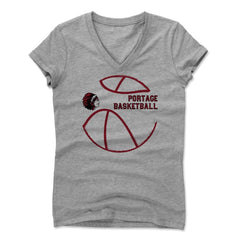Womens Women's V-Neck Athletic Gray