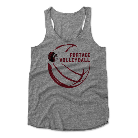 Portage Volleyball Outline R