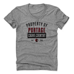 Womens Women's Scoop Neck Athletic Gray