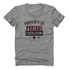 Womens Women's Scoop Neck Athletic Gray
