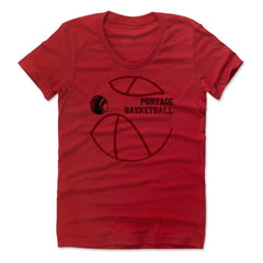 Womens Women's Scoop Neck Red