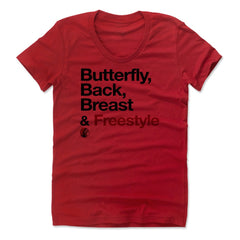 Womens Women's Scoop Neck Red