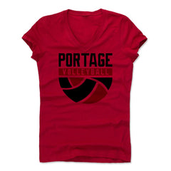 Womens Women's V-Neck Red