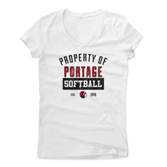 Womens Women's V-Neck White