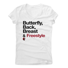 Womens Women's V-Neck White
