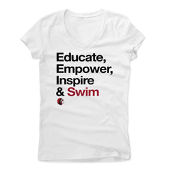 Womens Women's V-Neck White