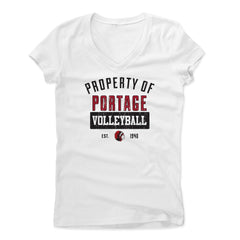 Womens Women's V-Neck White
