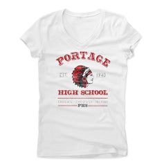 Womens Women's V-Neck White
