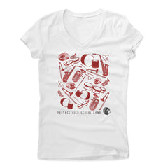 Womens Women's V-Neck White
