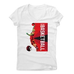 Womens Women's V-Neck White